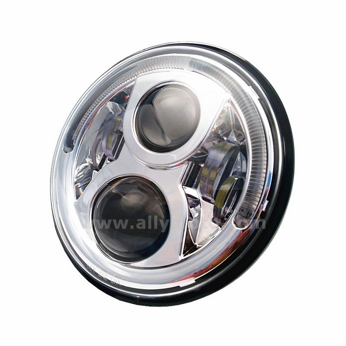 154 7 Inch Led Headlights With Half Halo Honda Cb400 Cb500 Cb1300 Hornet 250 600 900 Vtec Vtr250@2